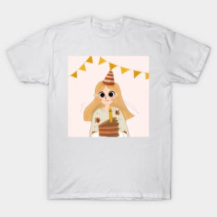 A Birthday Girl's Cake Celebration T-Shirt